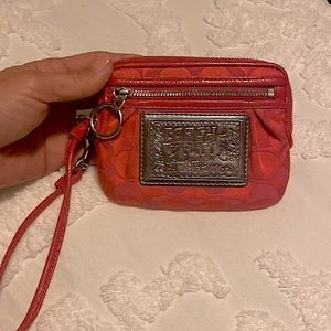 Coach Poppy wristlet wallet!